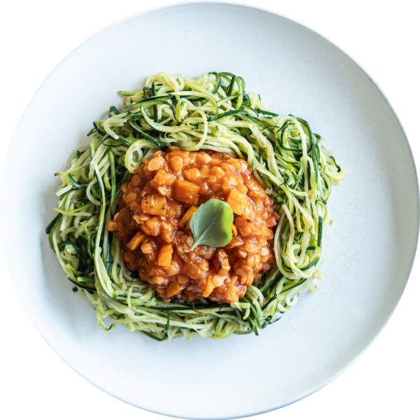 Bolonhesa de lentilhas low carb; marmitas low carb;